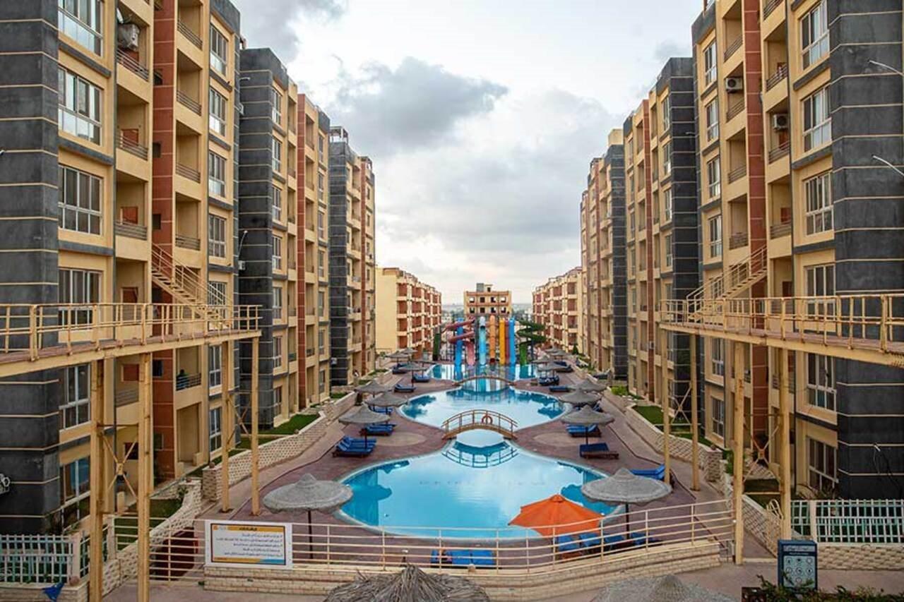 Hotel Retal View North Coast Aqua Park à El Alamein Extérieur photo